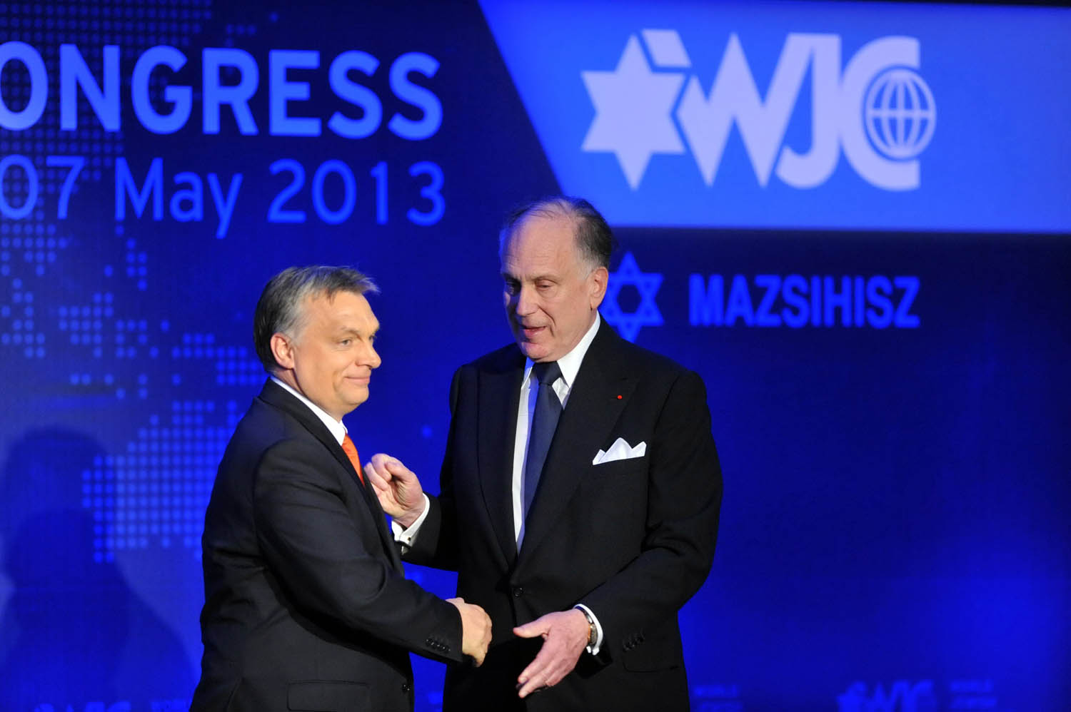 Orbán Viktor és Ronald S. Lauder