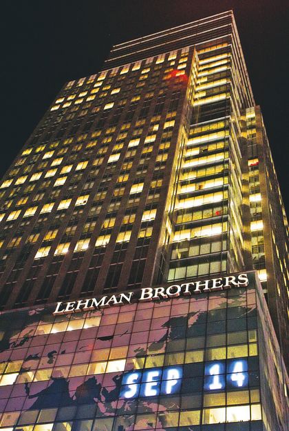 A Lehman központja a csőd előestéjén. Baljós árnyak