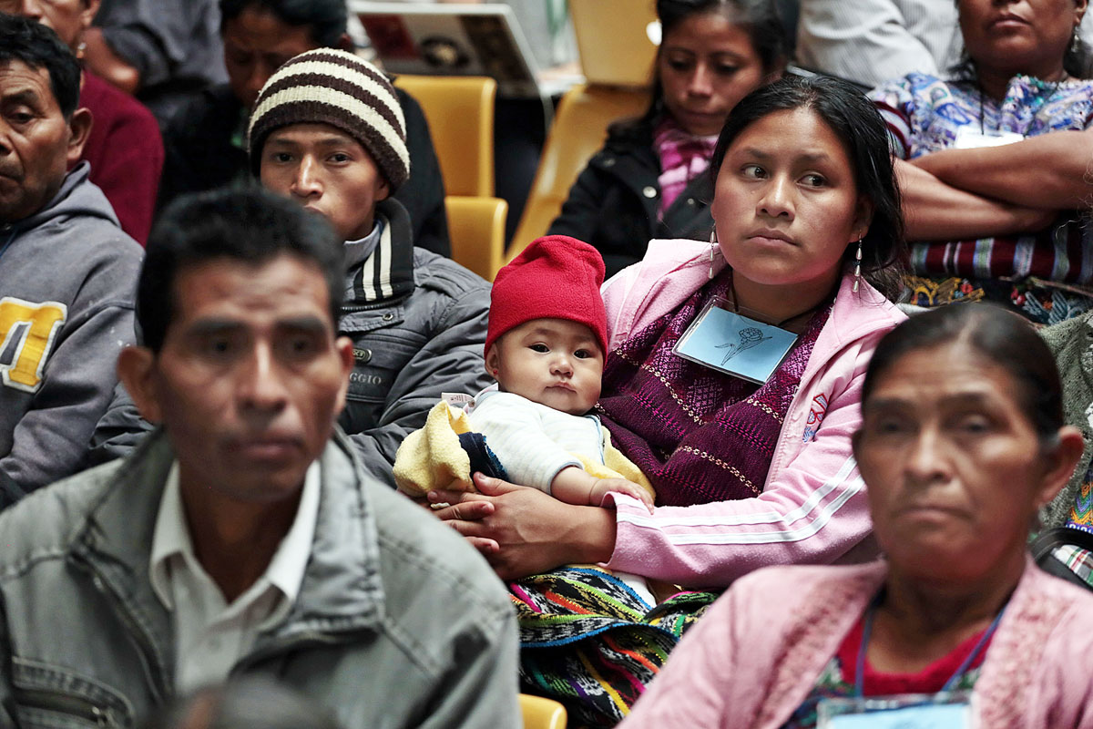 Guatemalai őslakosok Rios Montt perén