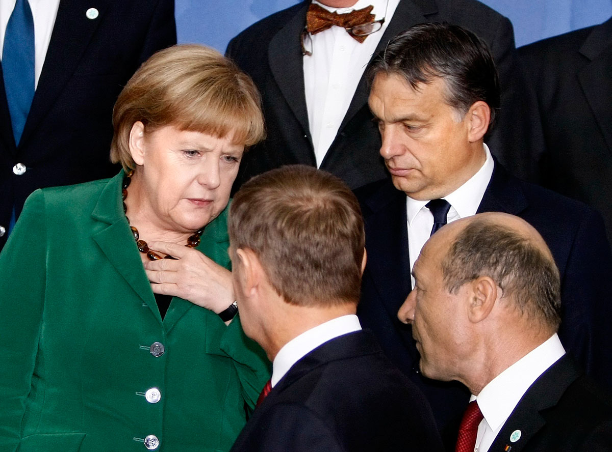 Angela Merkel és Orbán Viktor