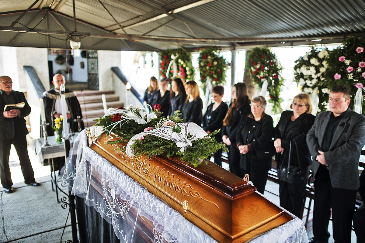 Bara József temetése Szatmárnémetiben