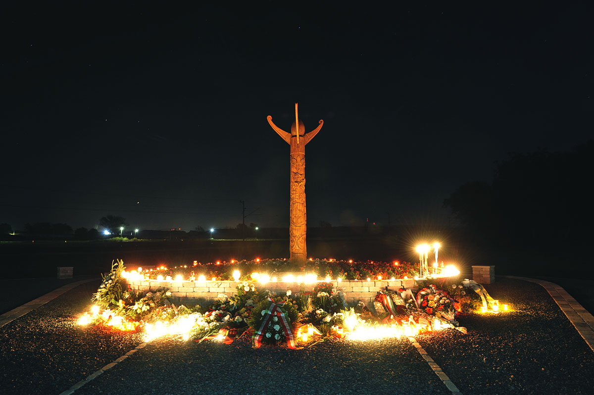 A vörösiszap-katasztrófa kolontári emlékműve