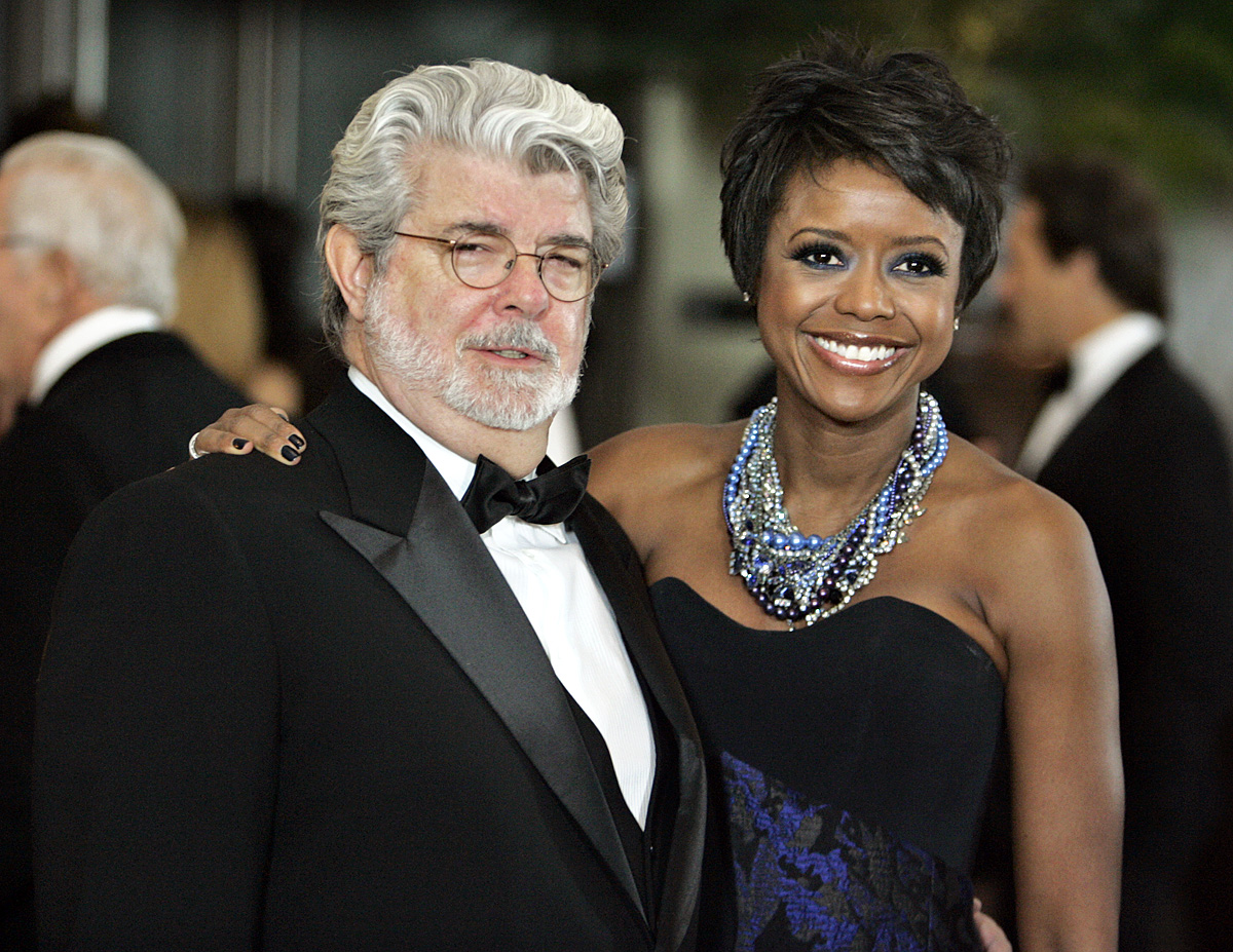 George Lucas és második felesége,Mellody Hobson egy 2009-es eseményen