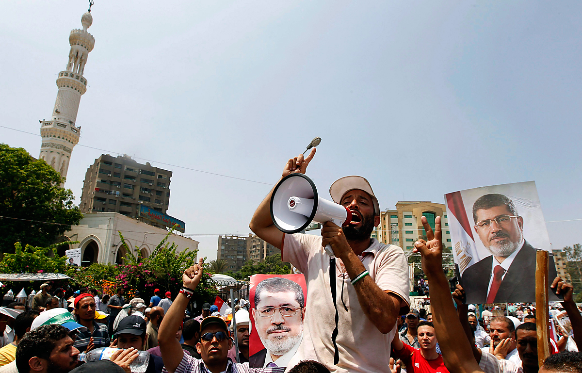 Murszi támogatói Kairóban