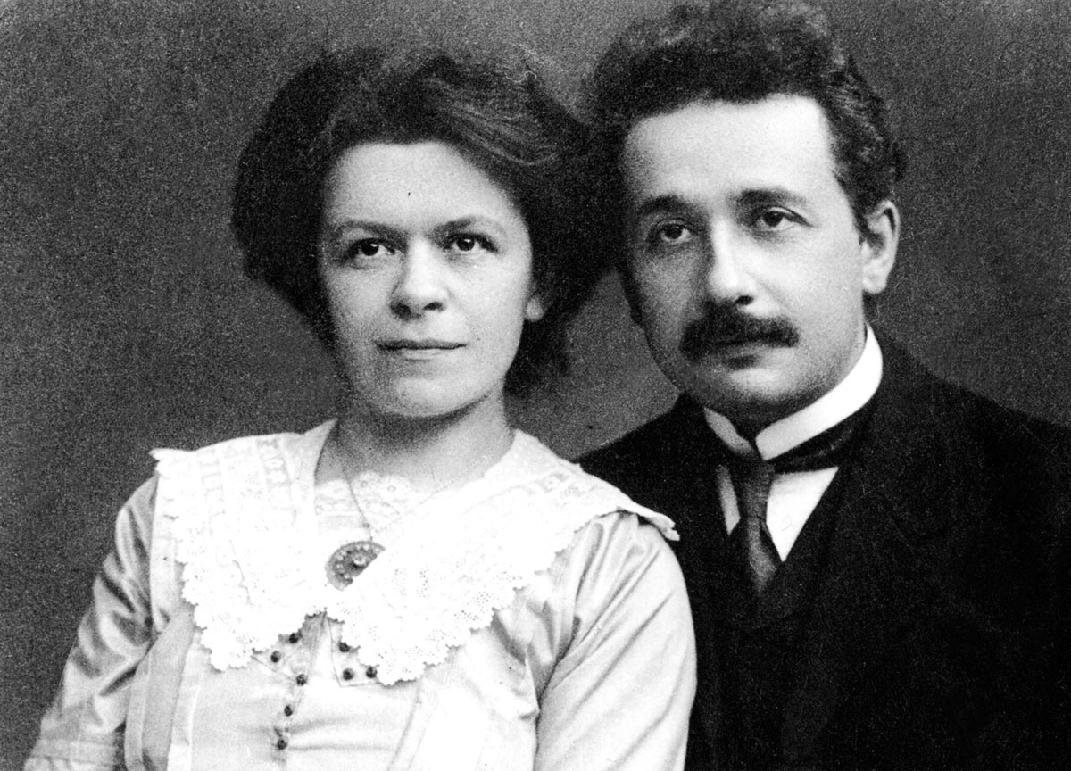 Mileva Marics és férje, Albert Einstein
