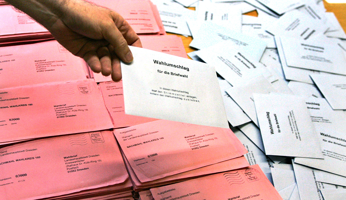 Ahol működik: a 2009-es német választásokon a jogosultak 21 százaléka levélben küldte be voksát