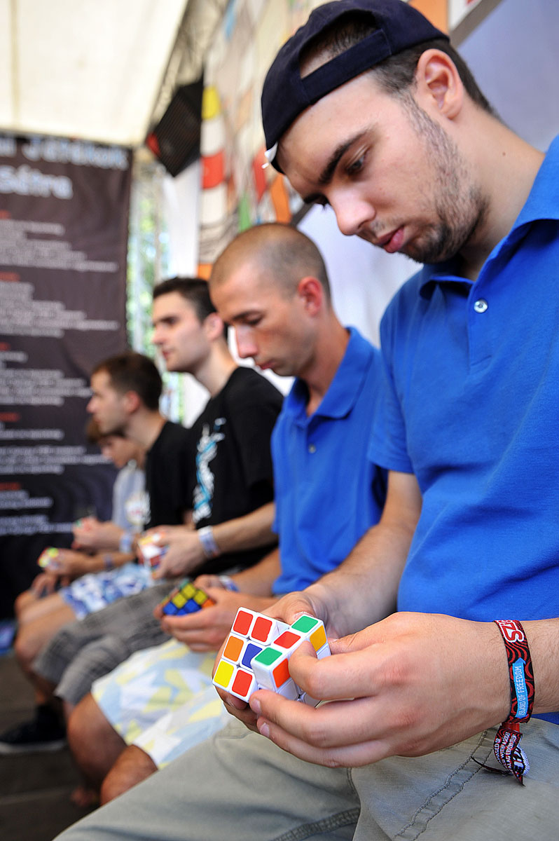 Rubik-bajnokság a Szigeten