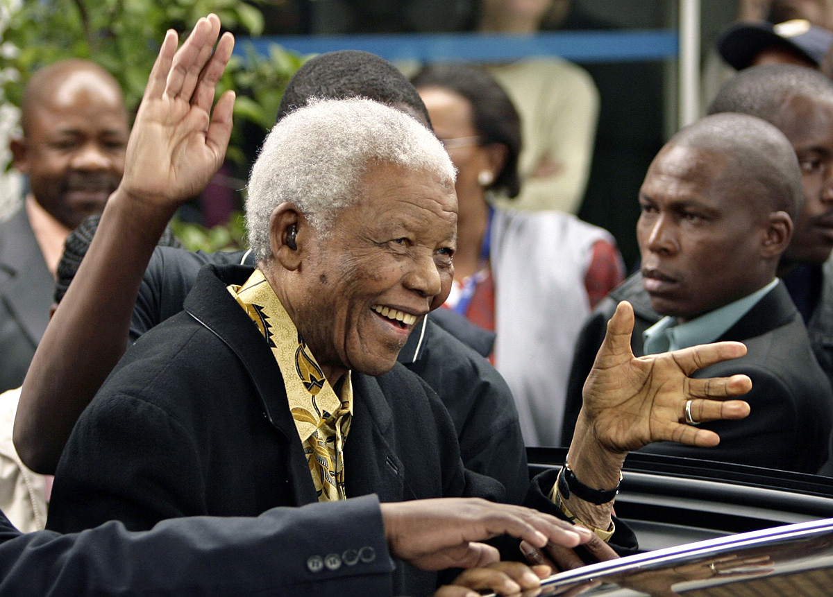 Nelson Mandela, 2009-es archív felvételen