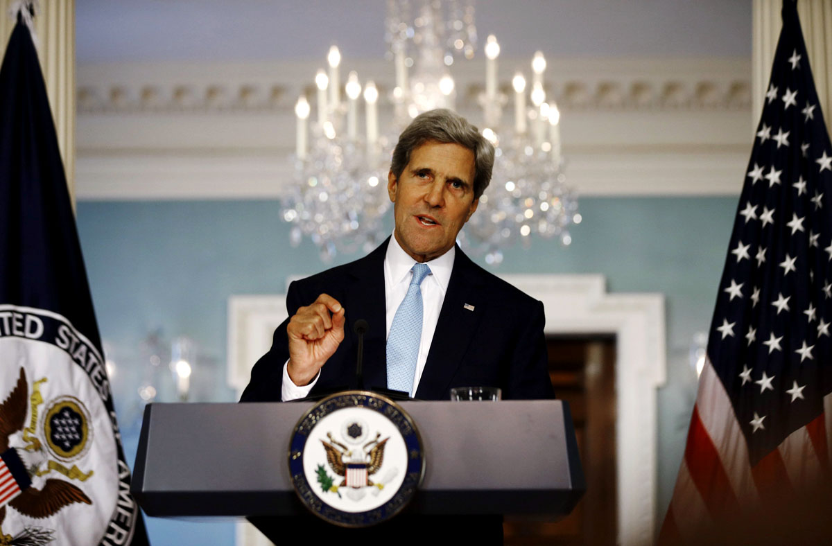 John Kerry a szíriai helyzetről tájékoztat