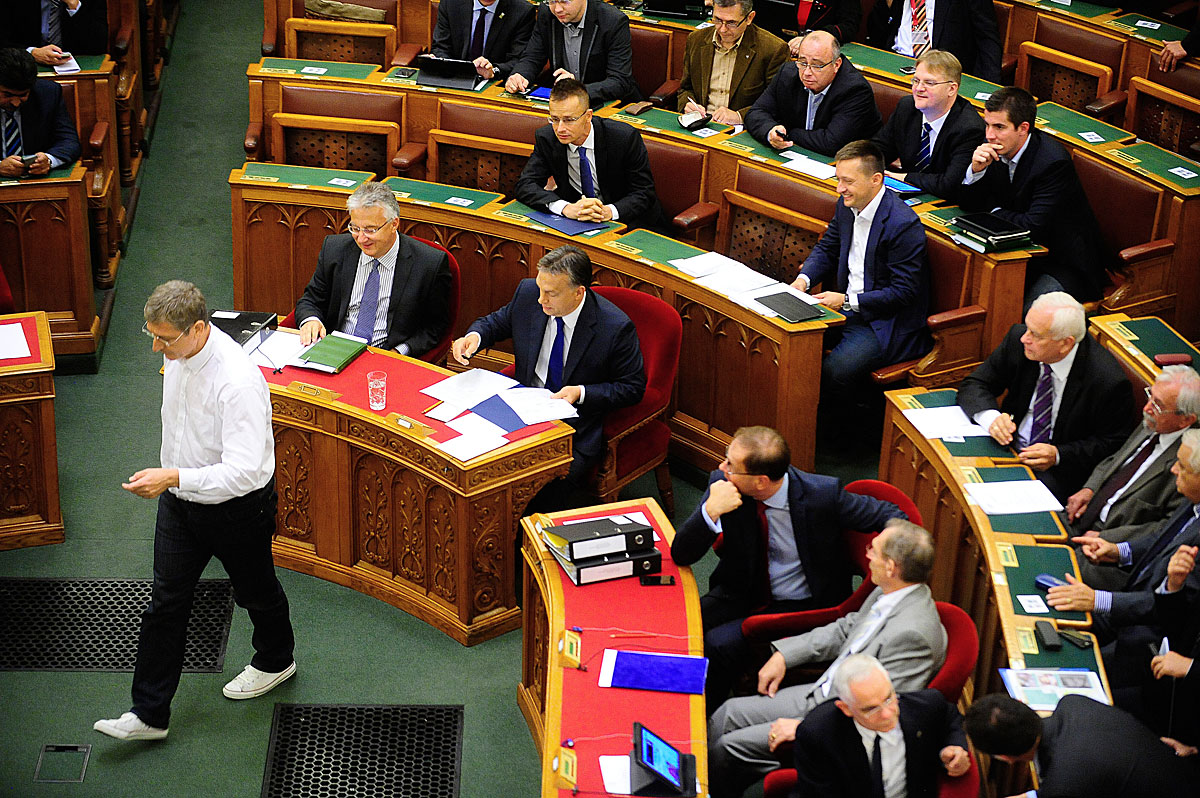 Orbán Viktor az őszödi beszédből idézett a parlamentben