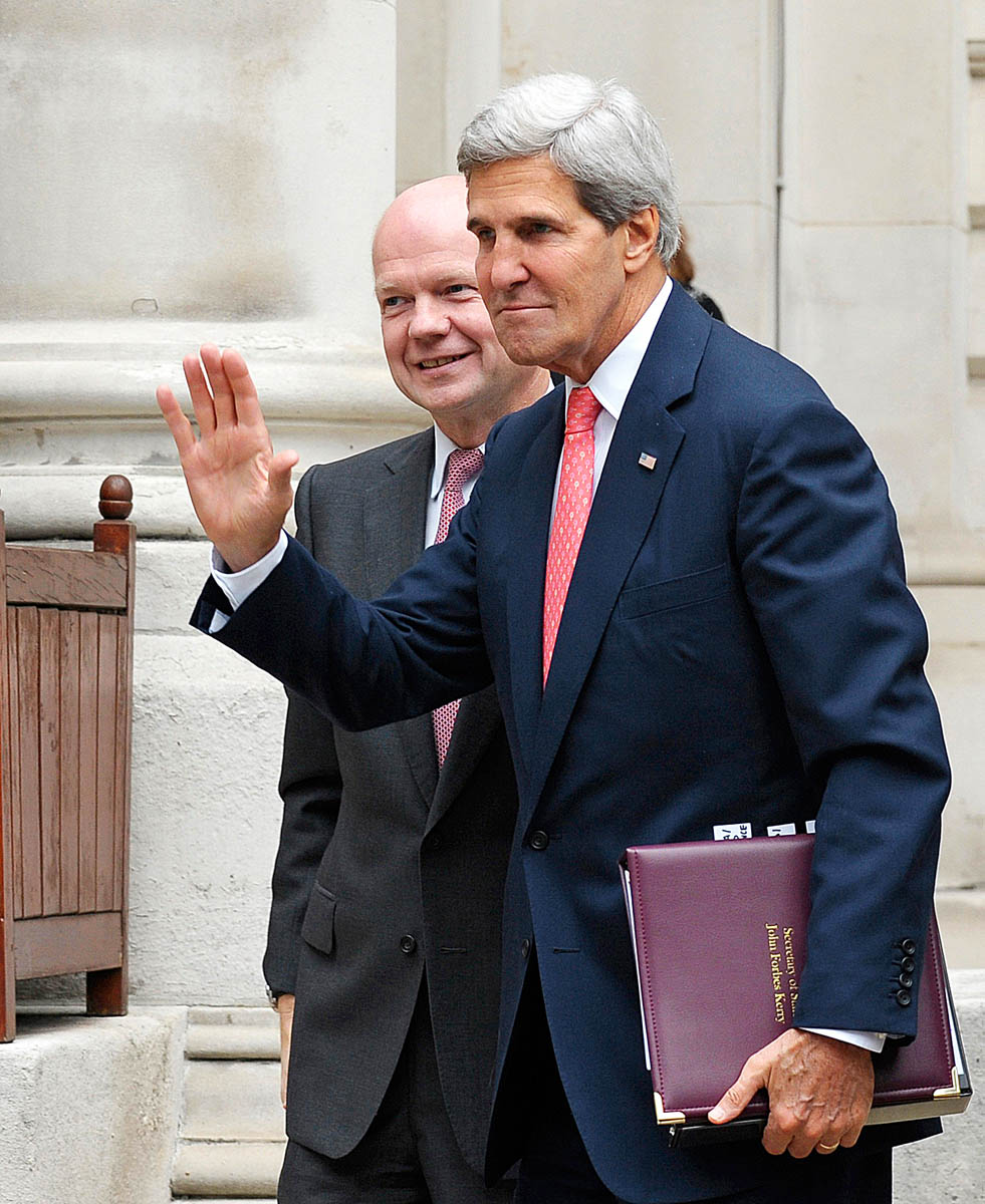 William Hague és John Kerry Londonban