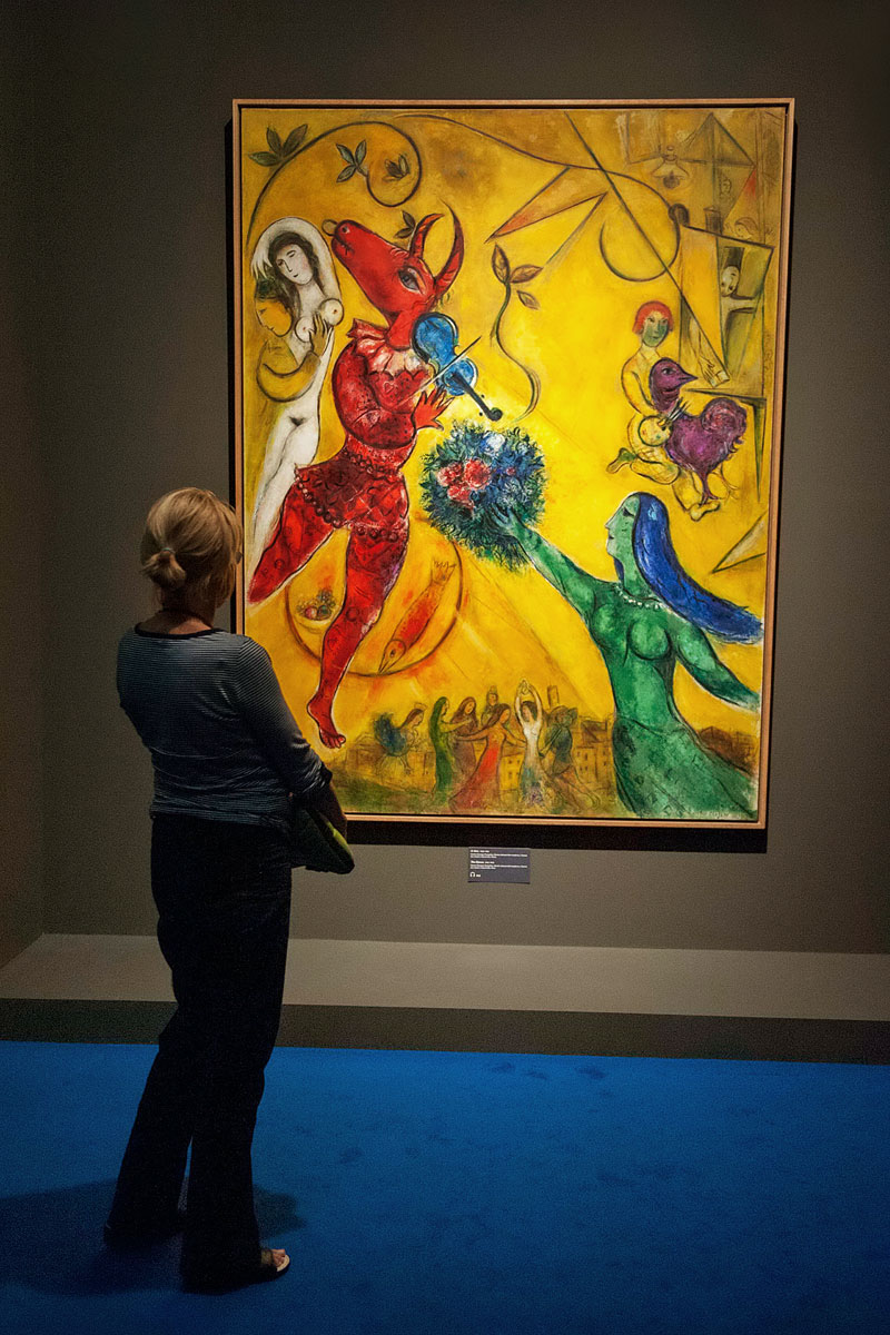 A tánc című kompozíció Chagall utolsó korszakából
