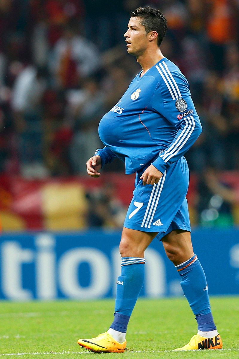 Cristiano Ronaldo: ez így is gömbölyű