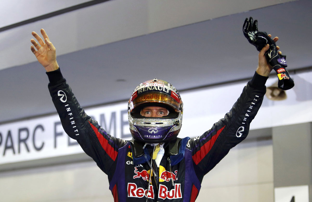 Sebastian Vettel Szingapúrban is örülhetett