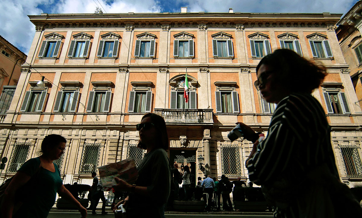Silvio Berlusconi rezidenciája Róma belvárosában
