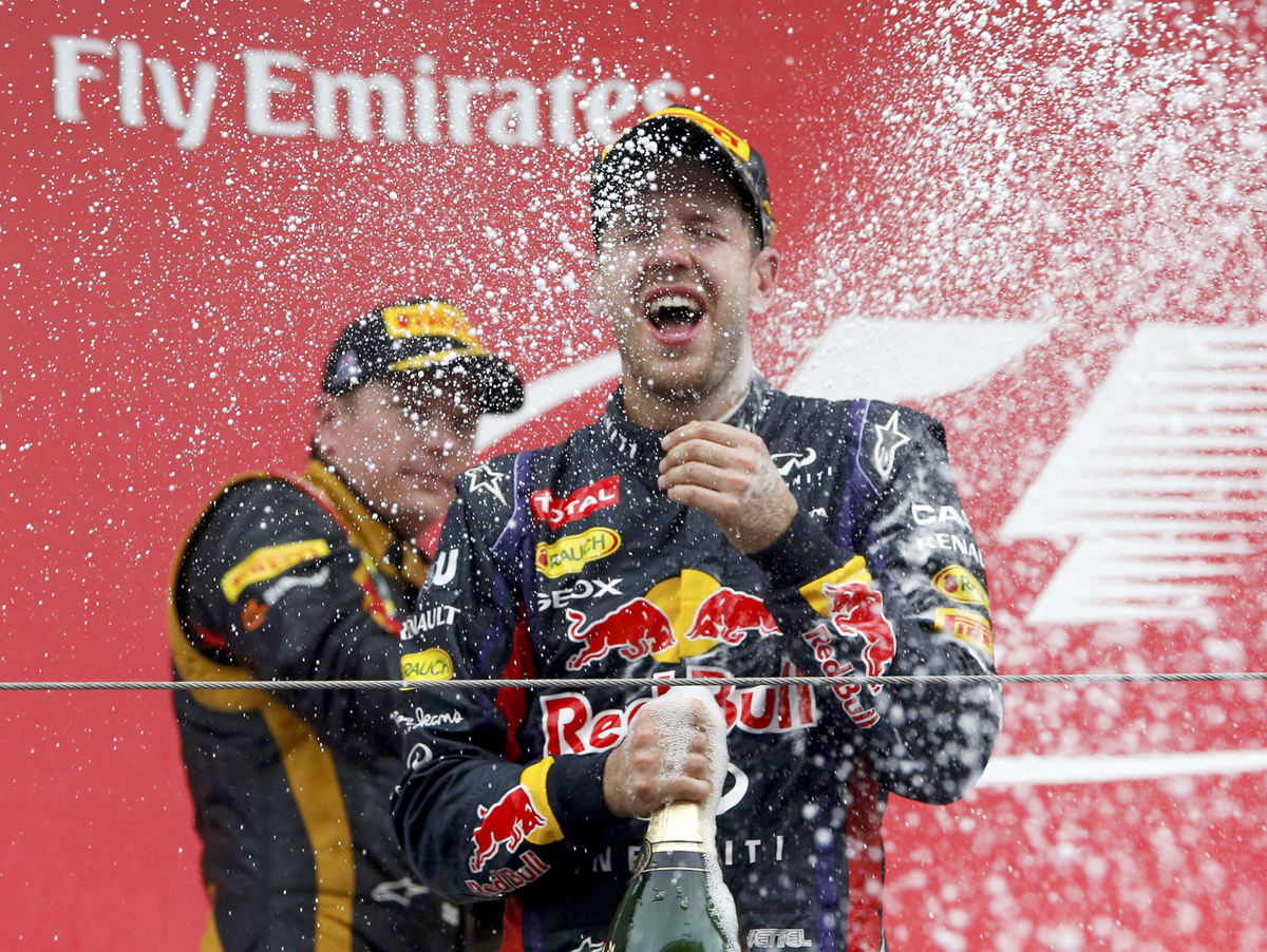 Sebastian Vettel öröme