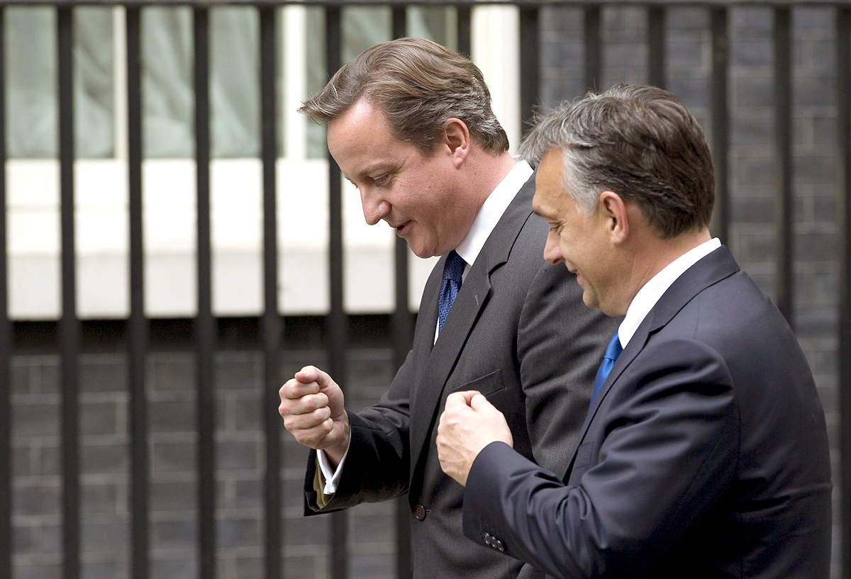 David Cameron és  Orbán Viktor Londonban