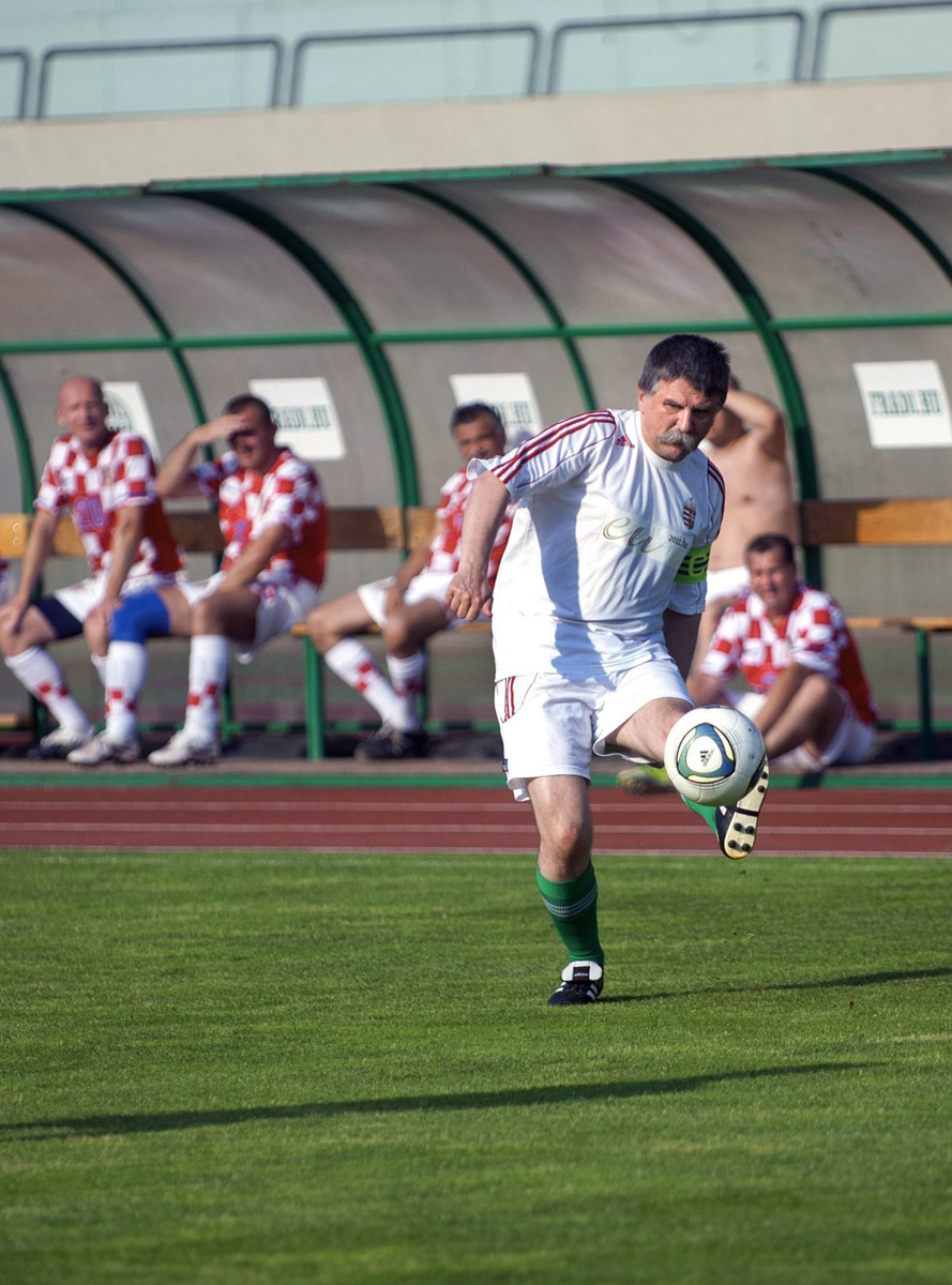 Kövér László, az Országgyűlés elnöke a Puskás Ferenc Stadionban