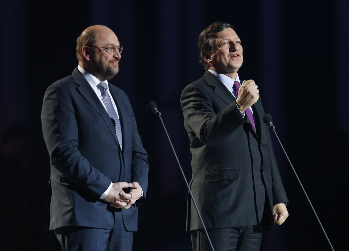 Martin Schulz, az Európai Parlament és José Manuel Barroso, az Európai Bizottság elnöke. Honnan jönnek az utódok?