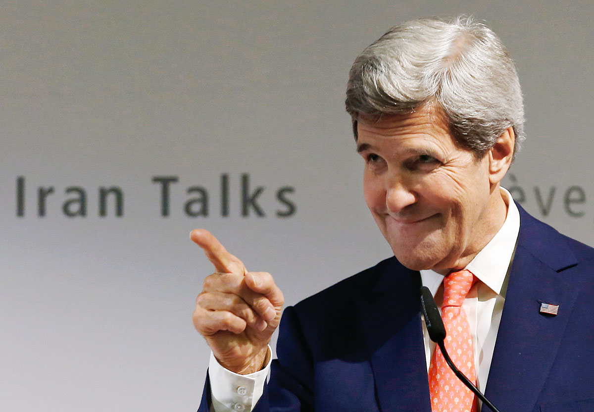 John Kerry az iráni atomprogramról folytatott genfi tárgyaláson