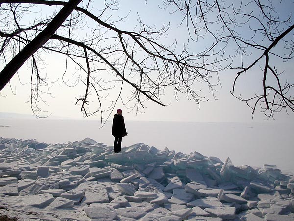 Balaton: jég hátán jég