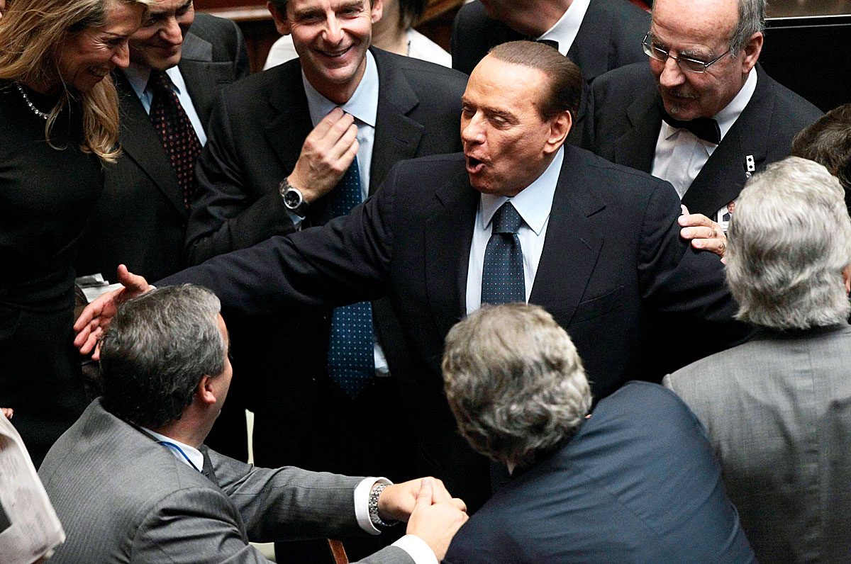 2011-es életkép az olasz képviselőházból 