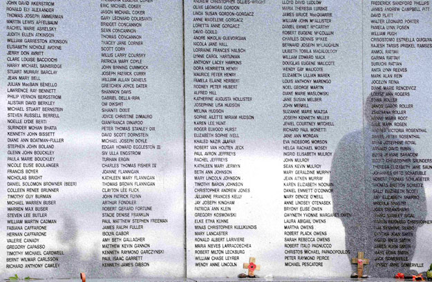 A Lockerbie-merényletben elhunytak listája