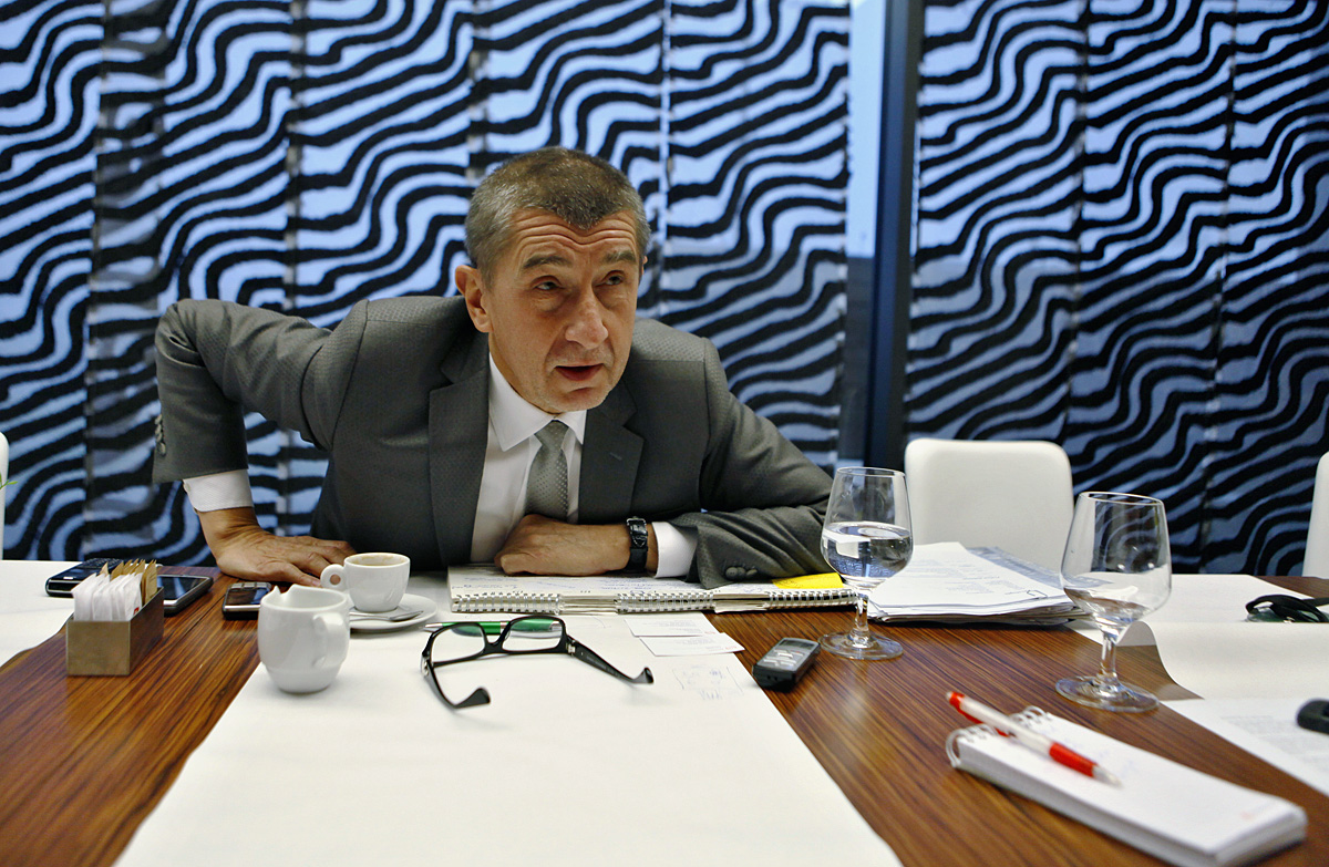 Andrej Babis 2011-ben Prágában. Meghatározó közéleti szerepet szán magának