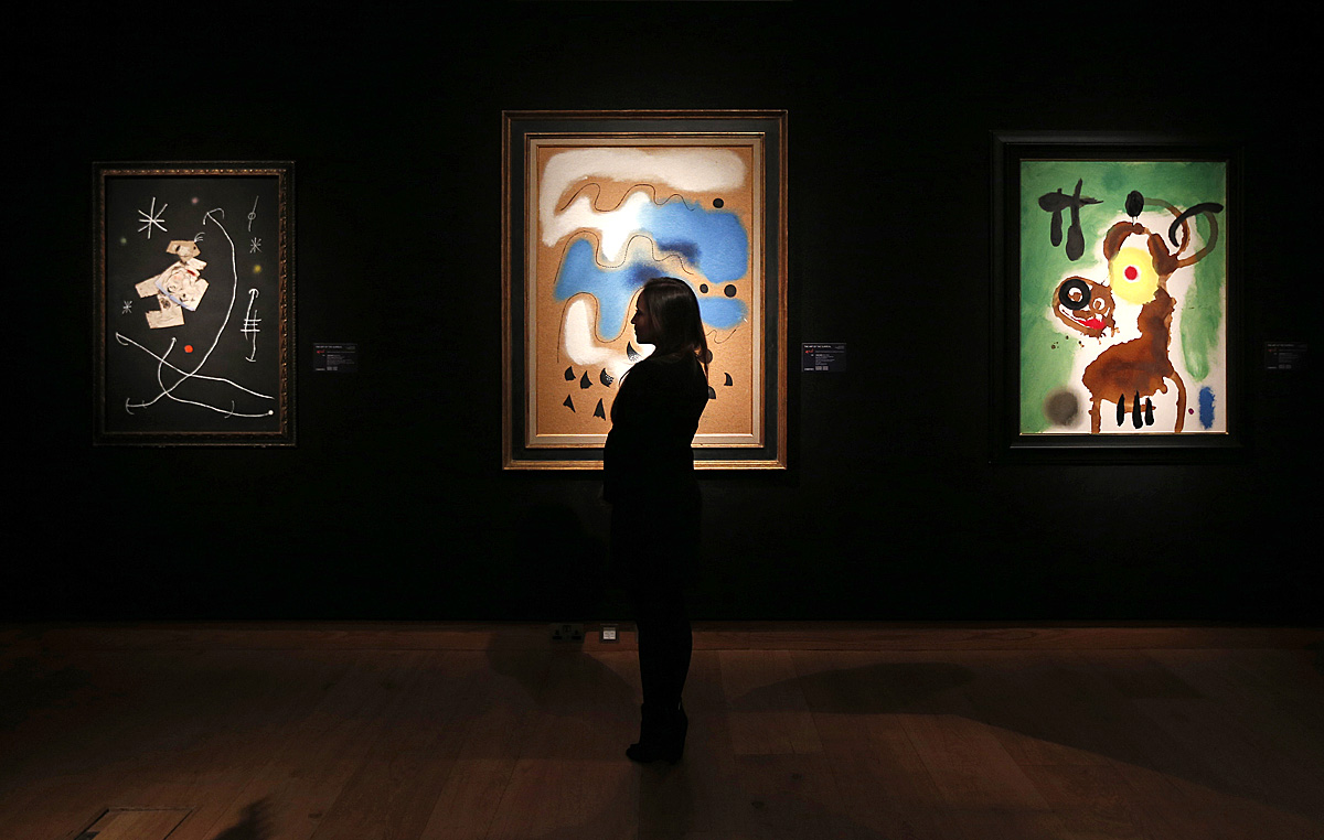 Már a Christie's aukciójára vannak kifüggesztve a Joan Miró alkotások