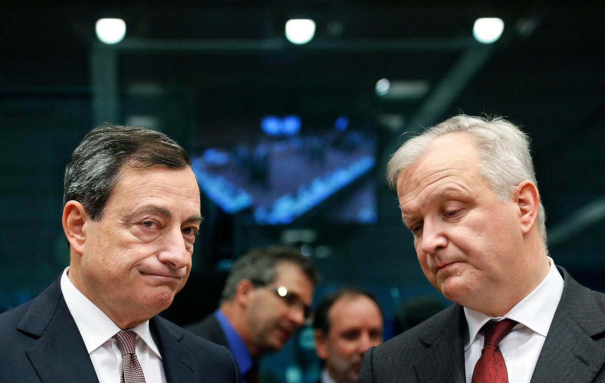 Mario Draghi, az Európai Központi Bank elnöke és Olli Rehn, az Európai Bizottság alelnöke sokat tett azért, hogy az euróövezet végre kilábaljon a válságból