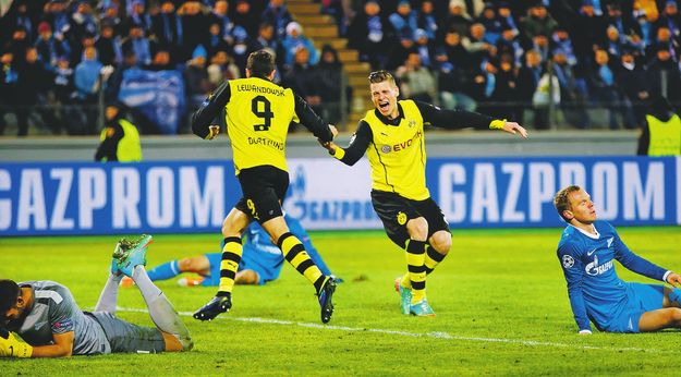 Dortmund: túl a Zeniten? Lewandowski és Piszczek ünnepel