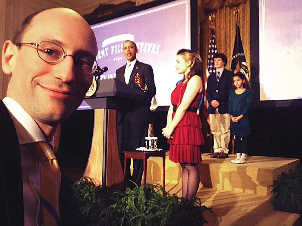 Igazán menő selfie – Árvai Péter a Twitteren tette közzé az általa készített képet Barack Obama társaságában