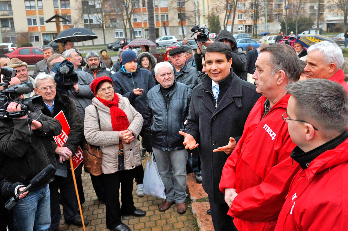 Mesterházy Attila kampánykörúton