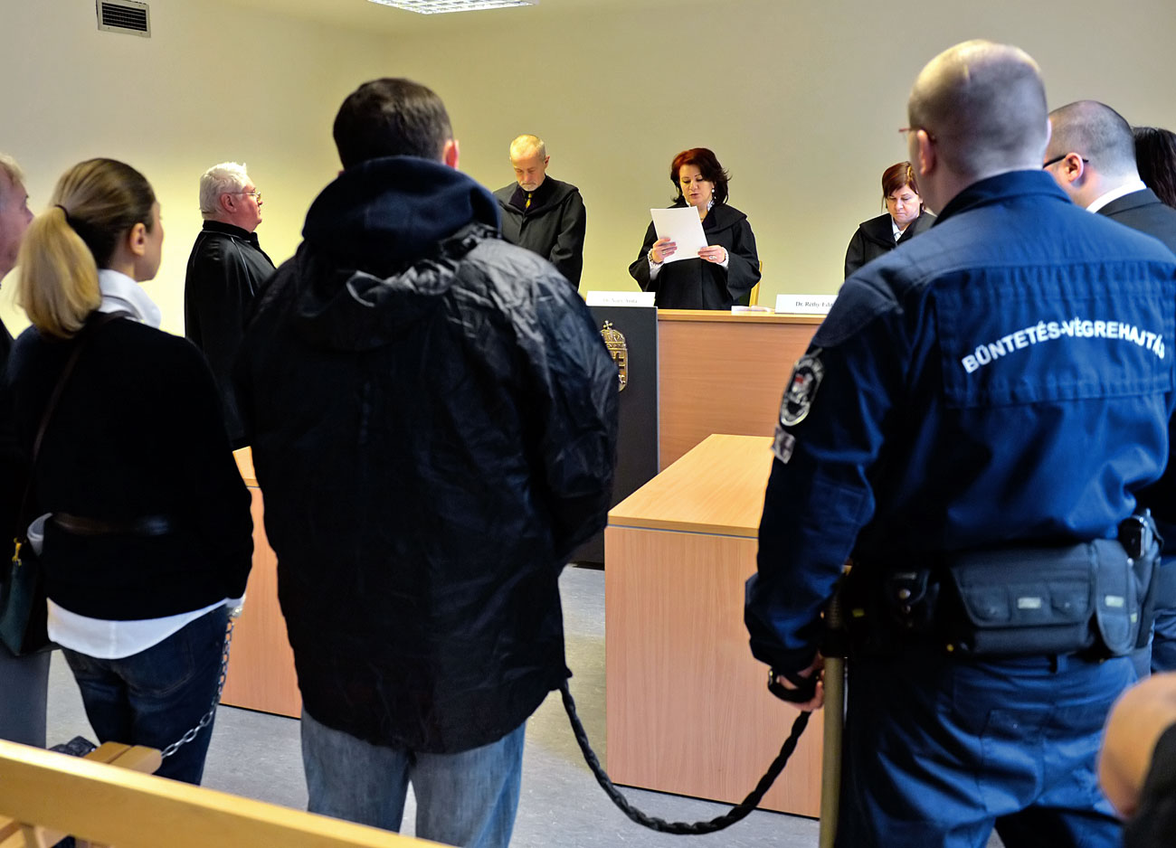 Galina és Olekszandr Sepelev a budapesti ítélethirdetésen