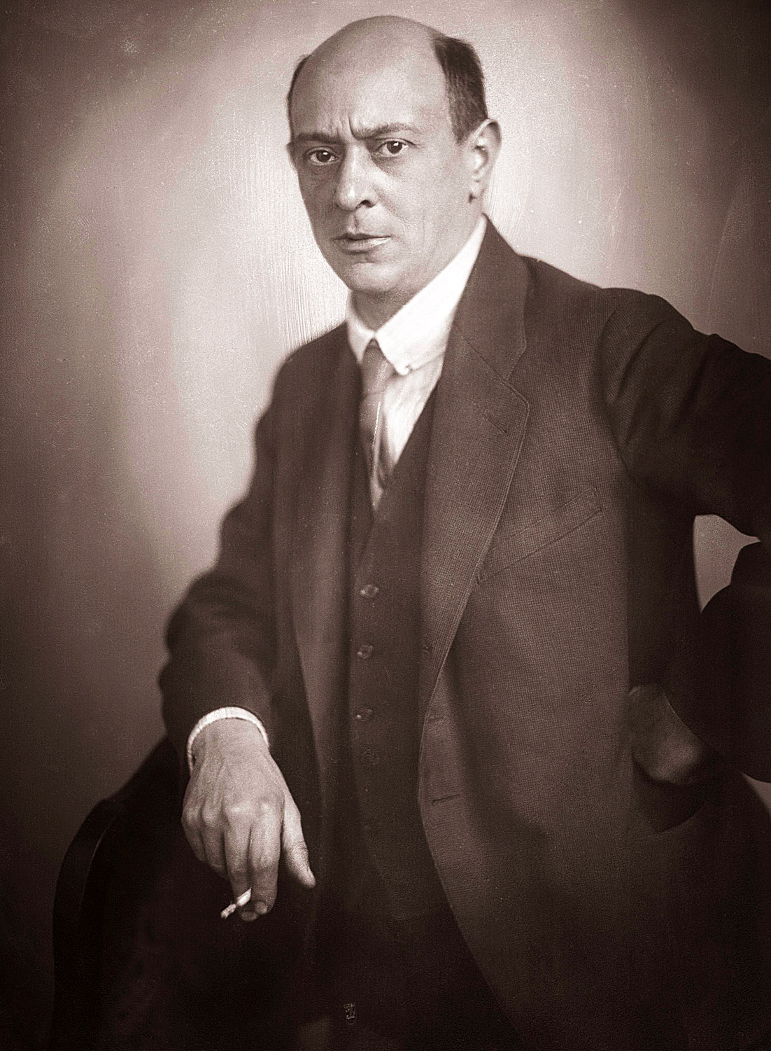 Franz Xaver Setzer: Arnold Schönberg osztrák zeneszerző portréja 1922