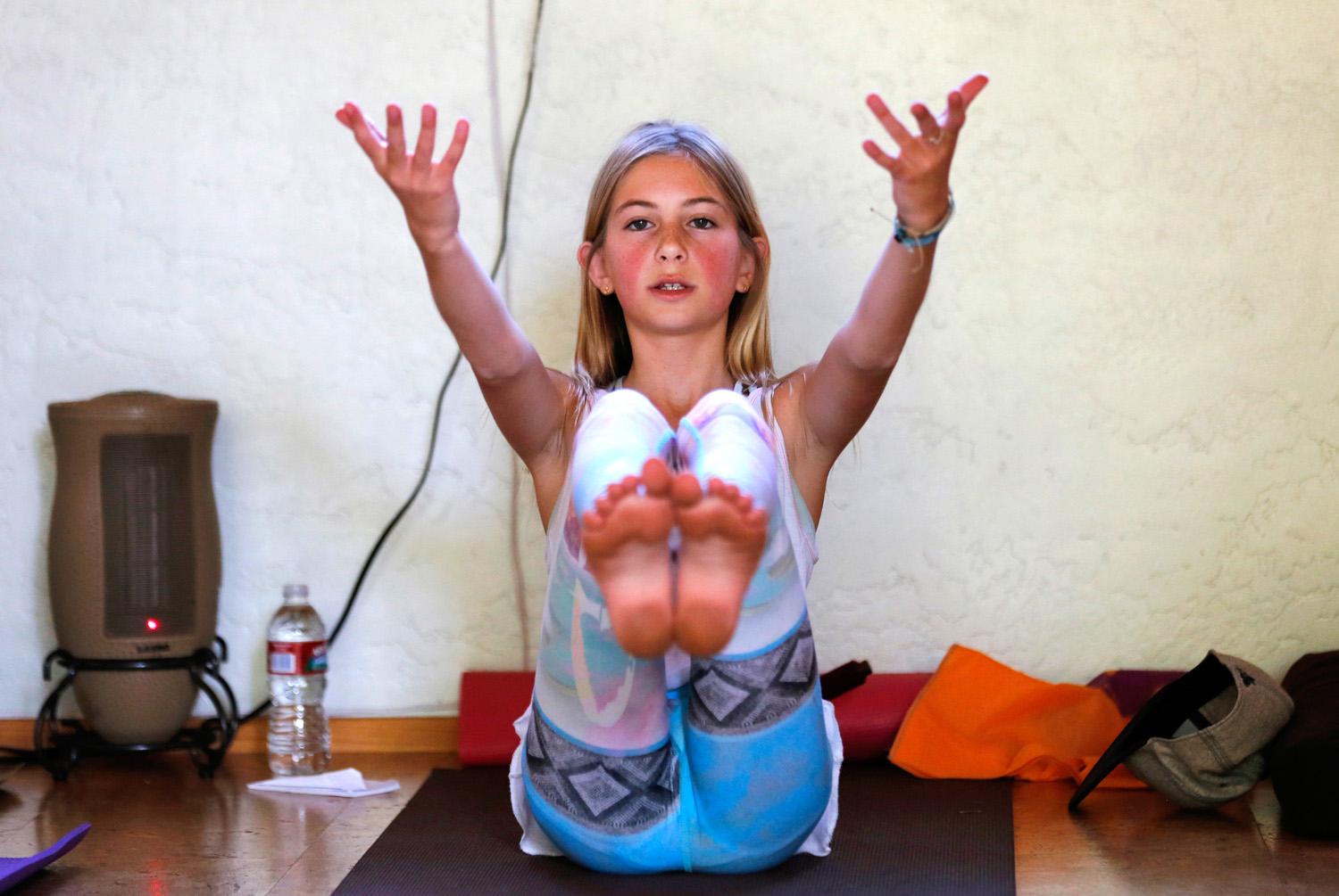 Jaysea Devoe 12 évesen az USA legfiatalabb jógaoktatója
