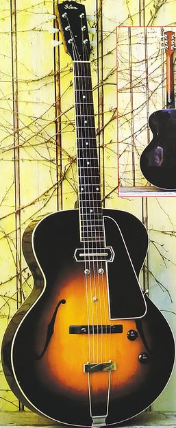 Charlie Christian híres gitárja, a Gibson ES-150