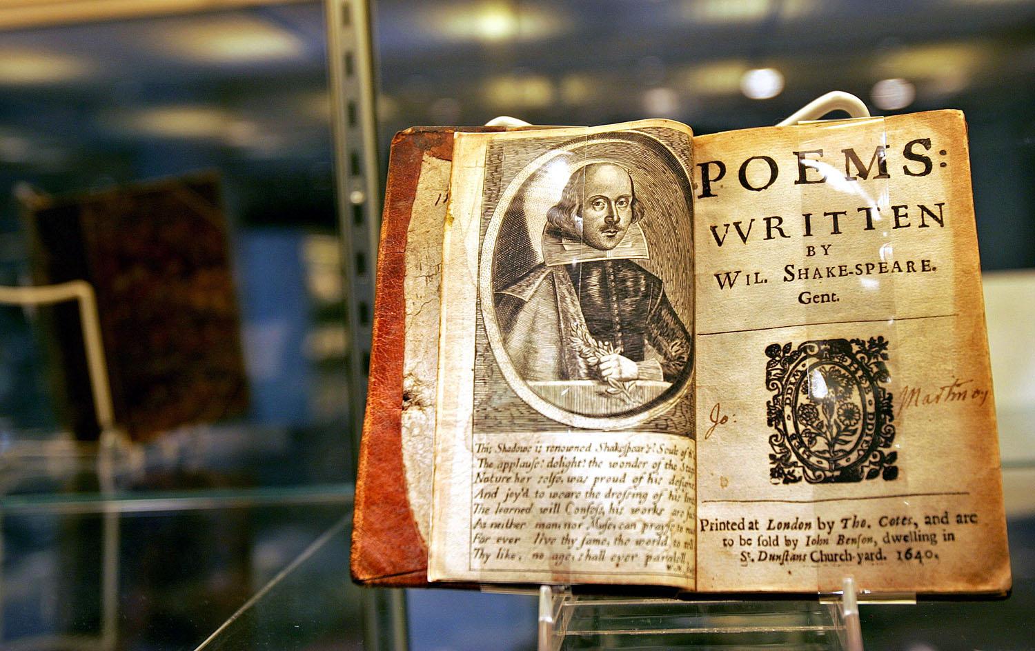 Shakespeare verseinek első összegyűjtött kiadása 1640-ből