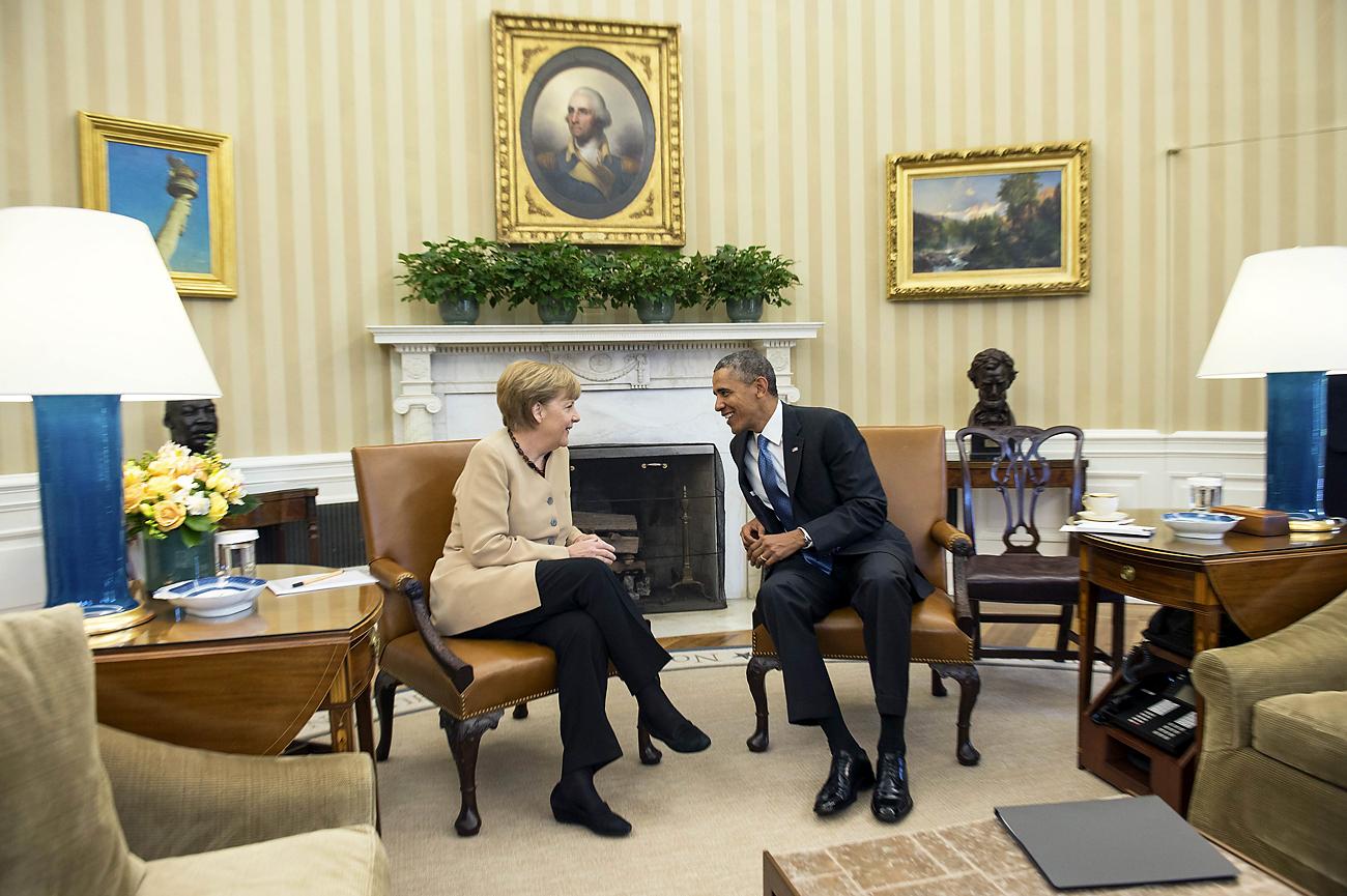 Merkel és Obama az ukrán helyzetről tárgyaltak