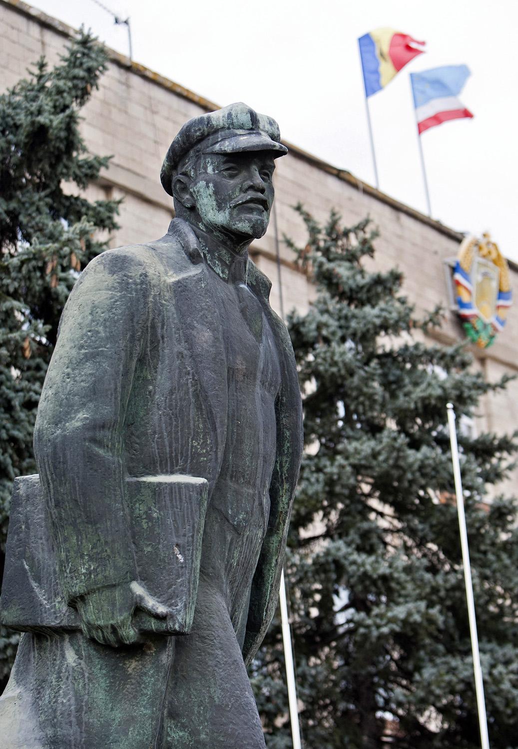 Lenin szobra Gagauzia autonóm területén