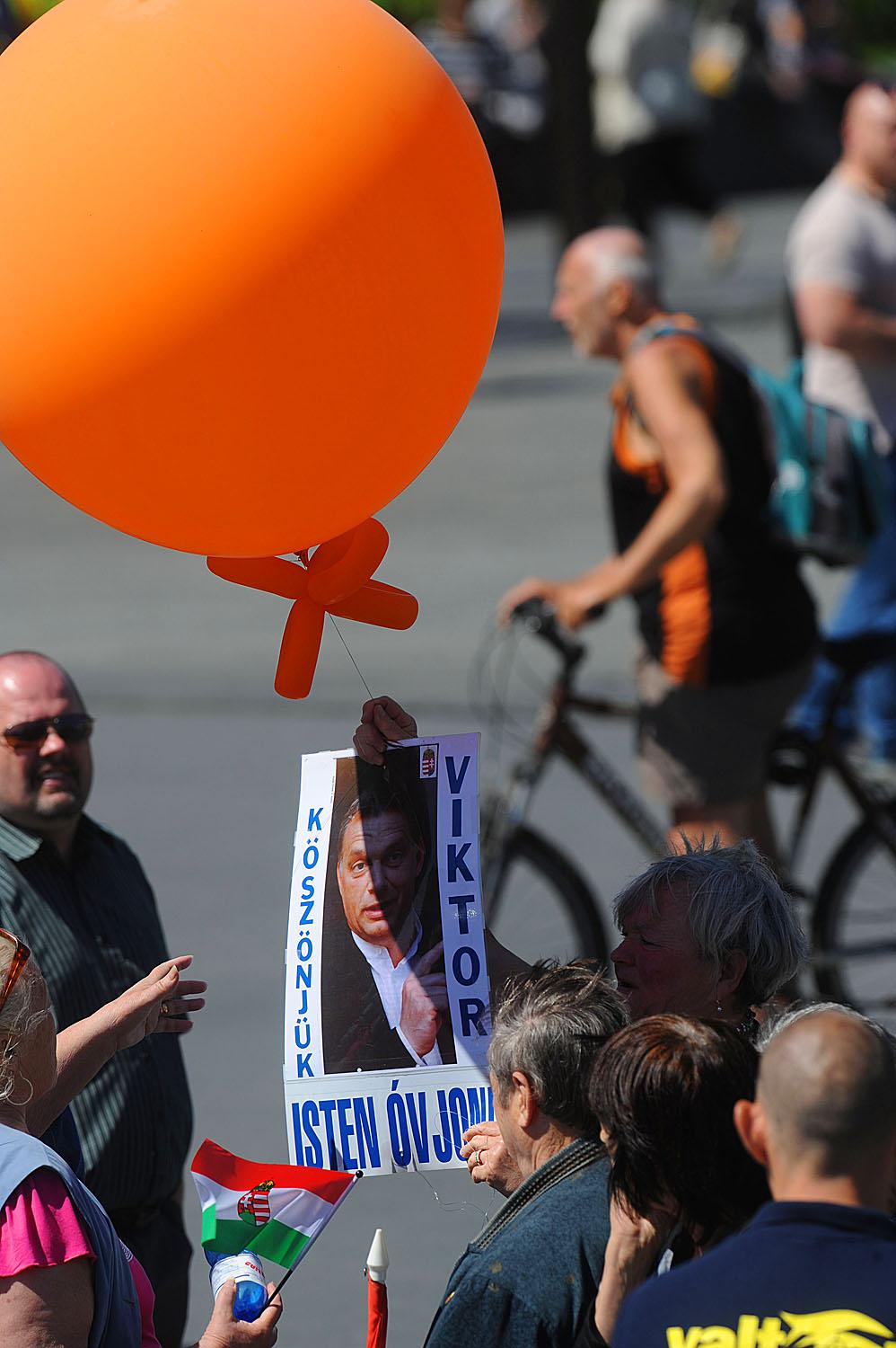 A rajongók megjelentek, bár lényegesen kevesebben voltak, mint amihez Orbán hozzá lehet szokva