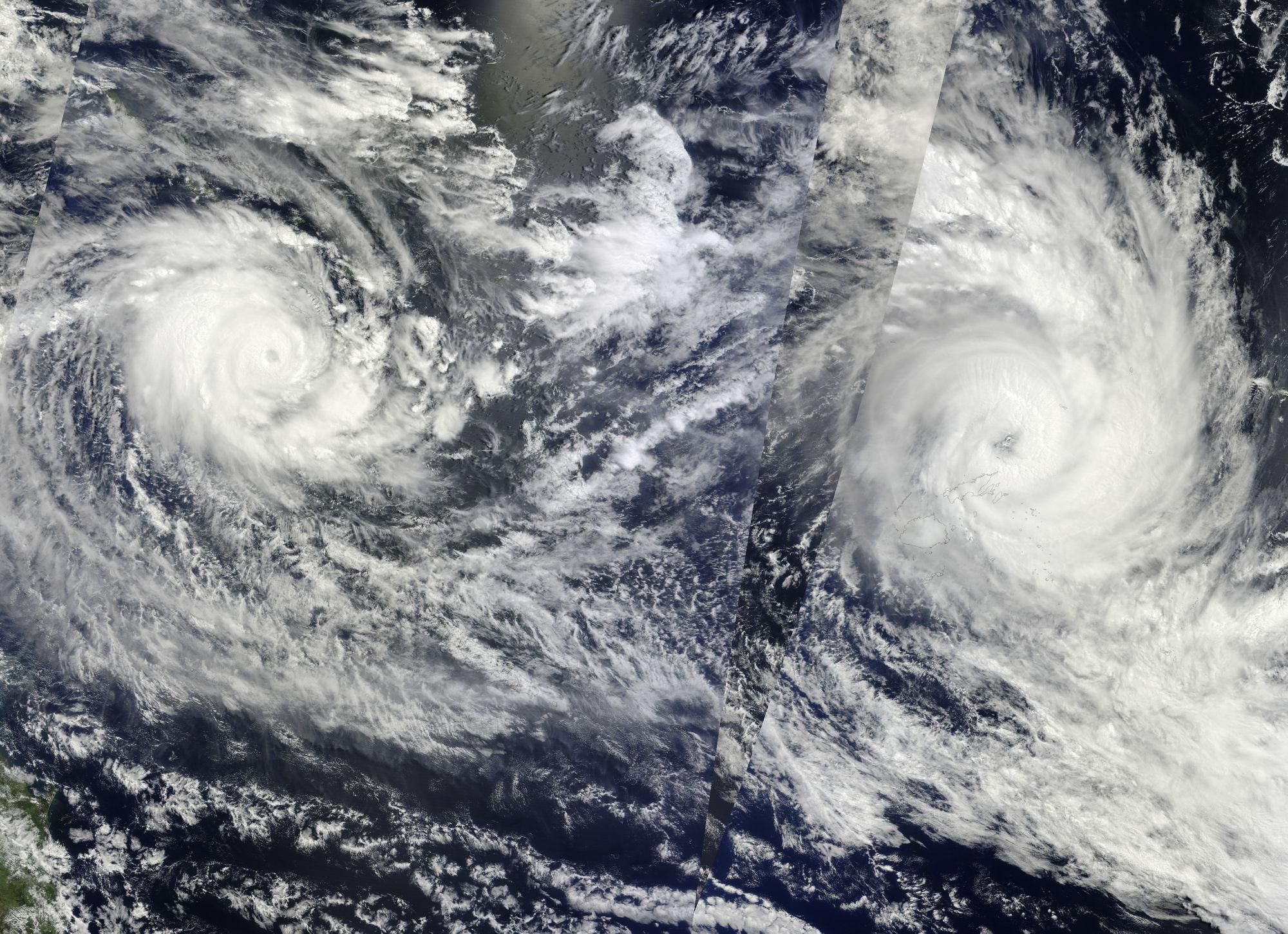 Trópusi viharok a Csendes-óceán fölött