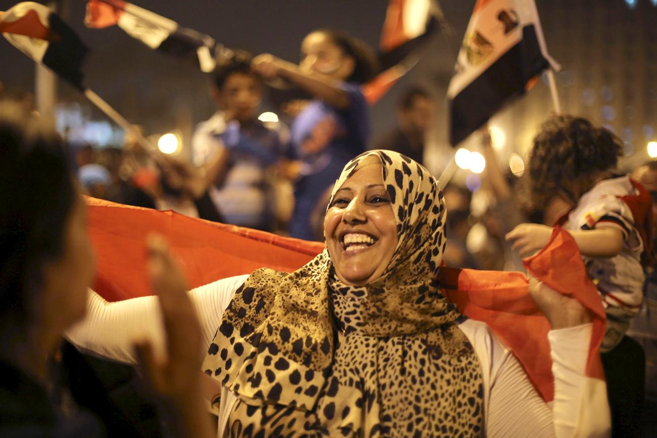 Sziszi győzelmét már tegnap este ünnepelni kezdték a kairói Tahrír téren
