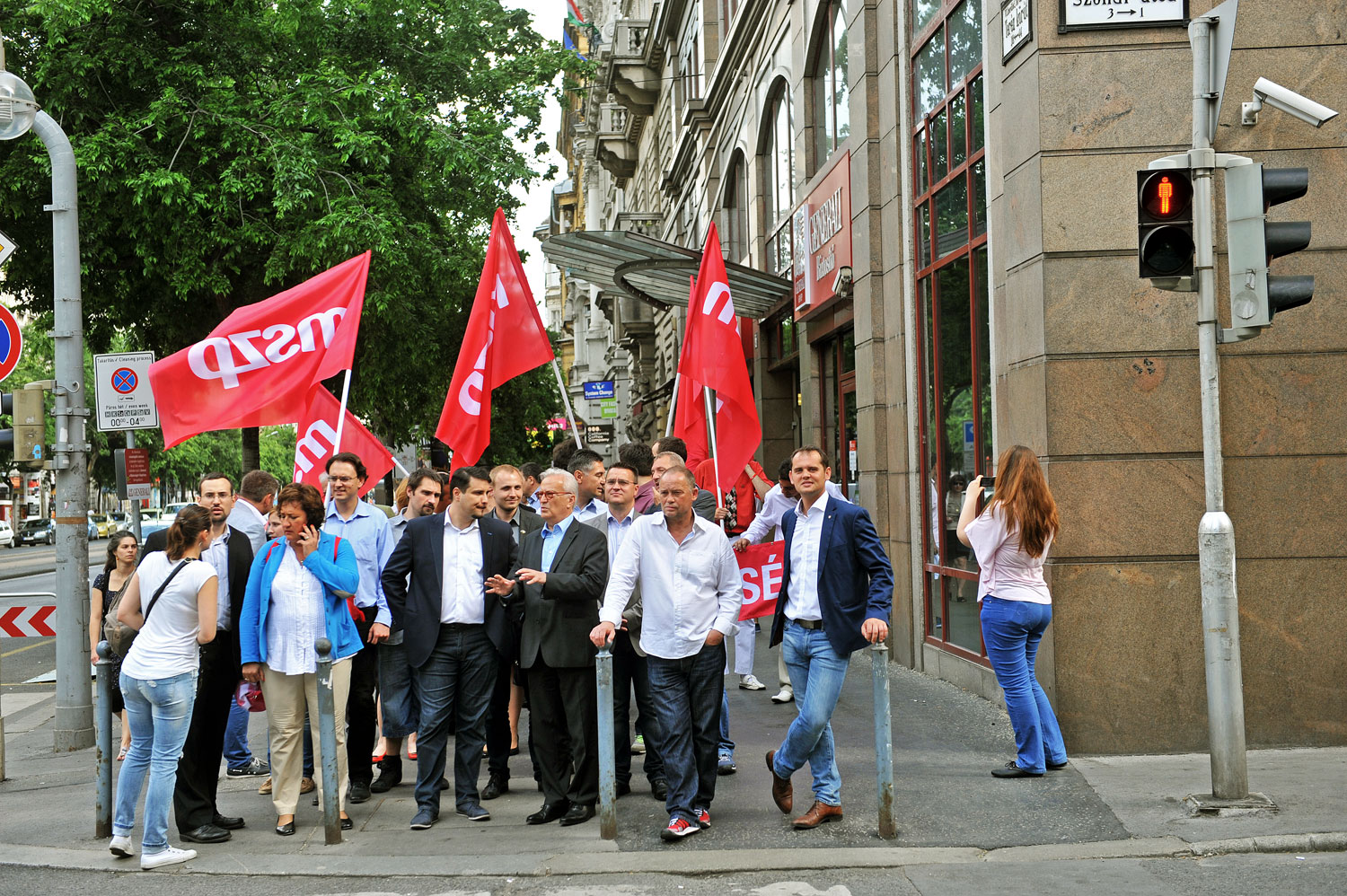 Egy hét a politikában...: Mesterházy Attila Hannes Swobodával múlt szombaton a Nagykörúton