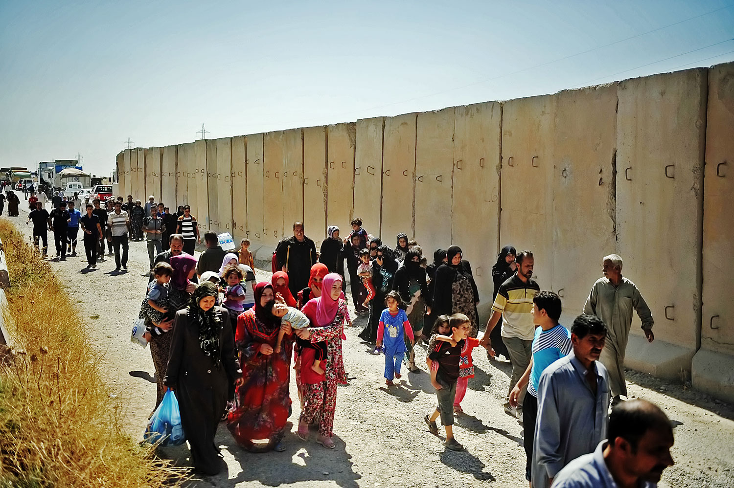 Tal-Afarból menekülnek az emberek, többségében síita türkmének