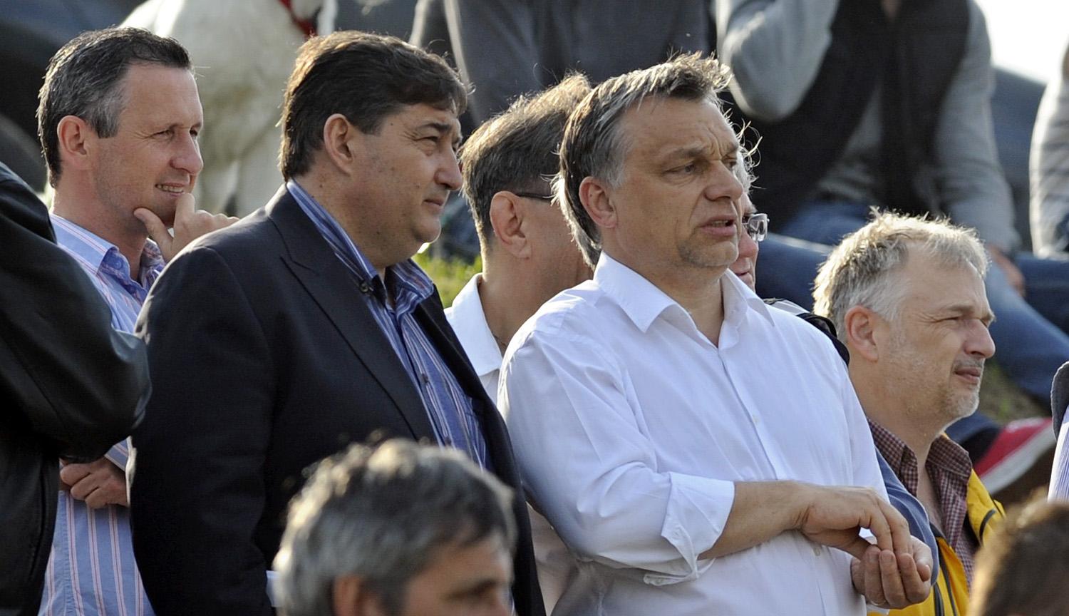 Mészáros és Orbán 2013 tavaszán, amikor még falusi pályán játszott a Felcsút - a fejlődés szédületes