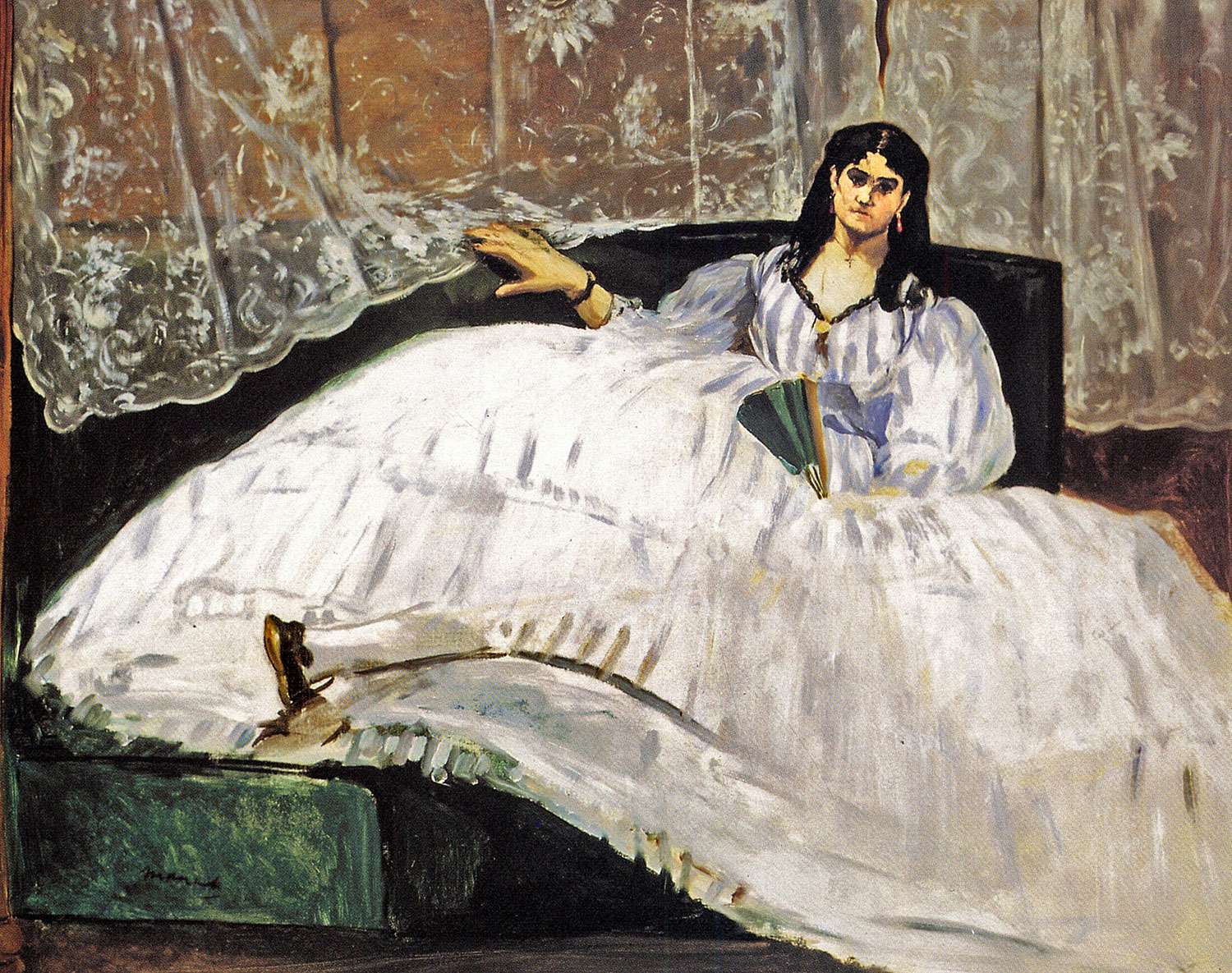 Edouard Manet: Hölgy legyezővel, 1862.