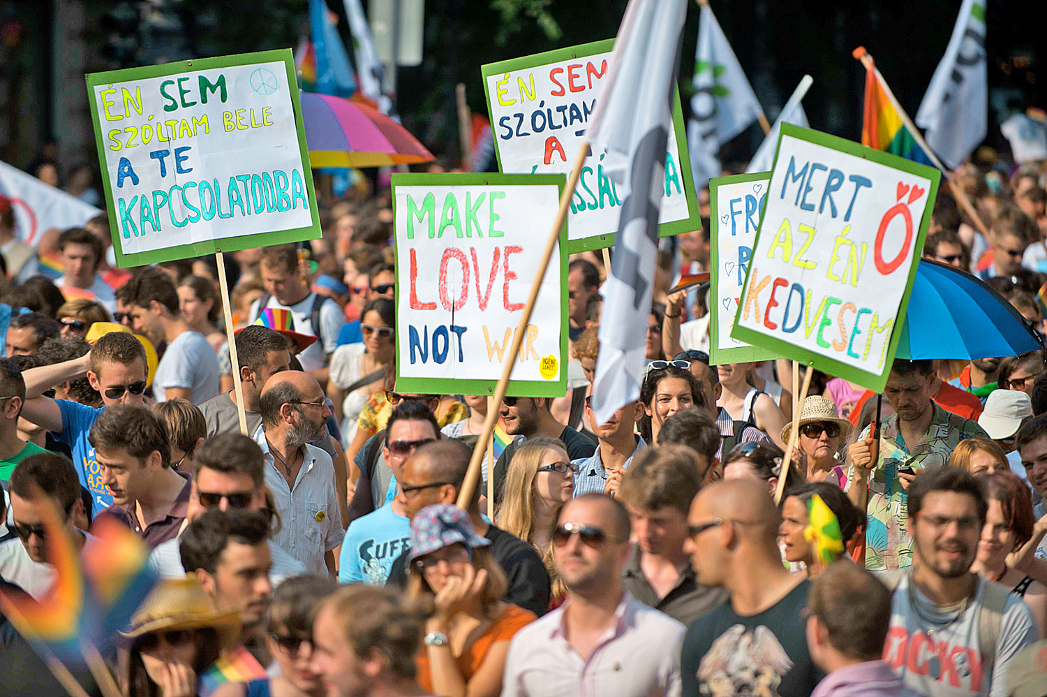 Korábbi Pride-felvonulások Budapesten