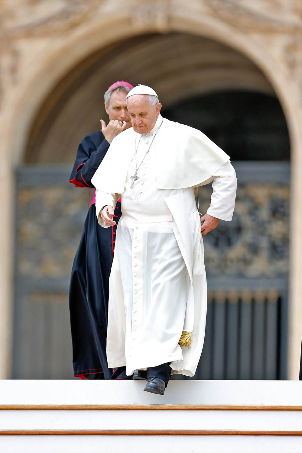 Ference pápa a vatikáni Szent Péter téren