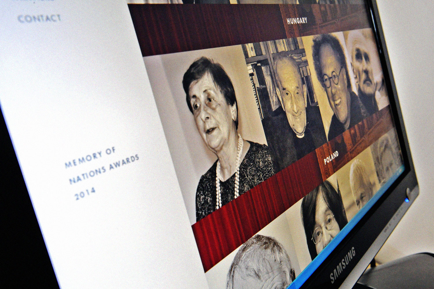 A magyar jelöltek képe a honlapon: Gyenes Judith, Oloffson János, Kenedi János, Pákh Tibor